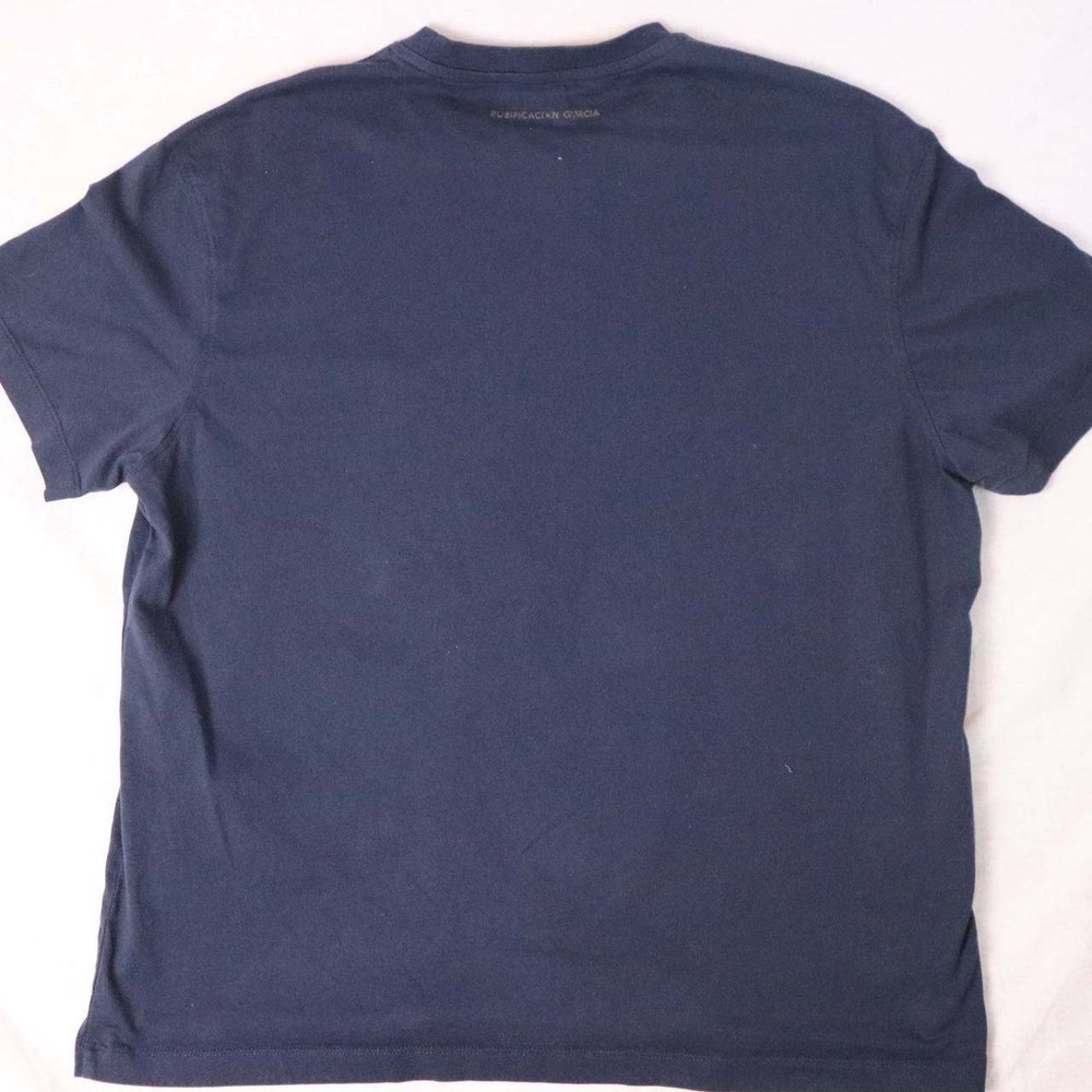 Purificación García Navy Crewneck‎ T-Shirt – Men's M Luxury Cotton Shirt - Picture 2 of 7